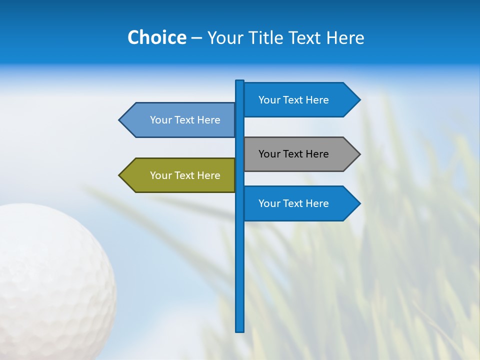 Field Cloud Playing PowerPoint Template