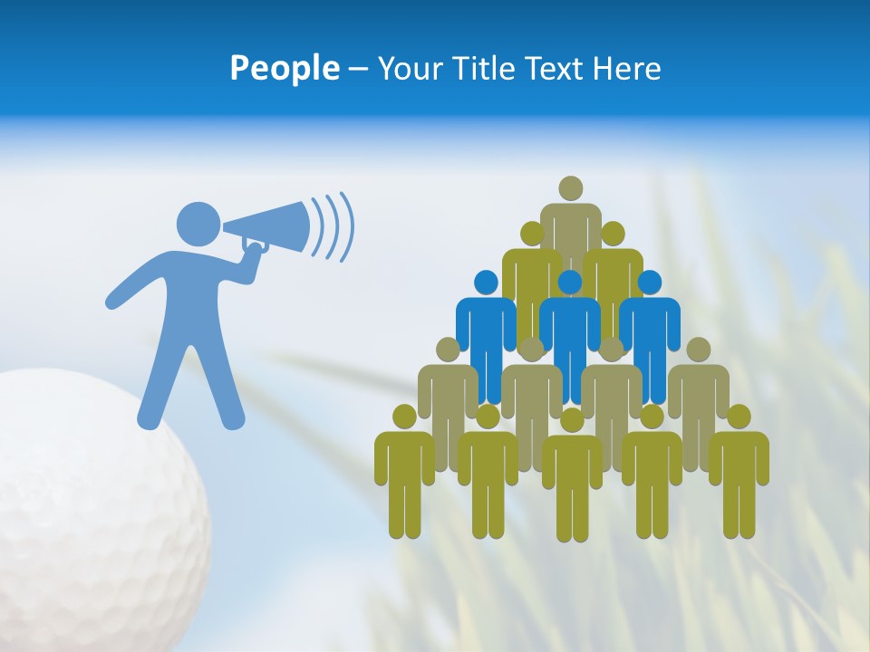 Field Cloud Playing PowerPoint Template