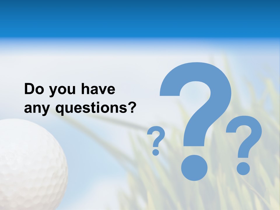 Field Cloud Playing PowerPoint Template