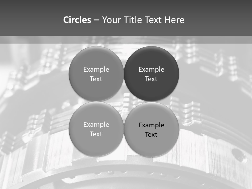 Crankshaft Cylinder Engine PowerPoint Template