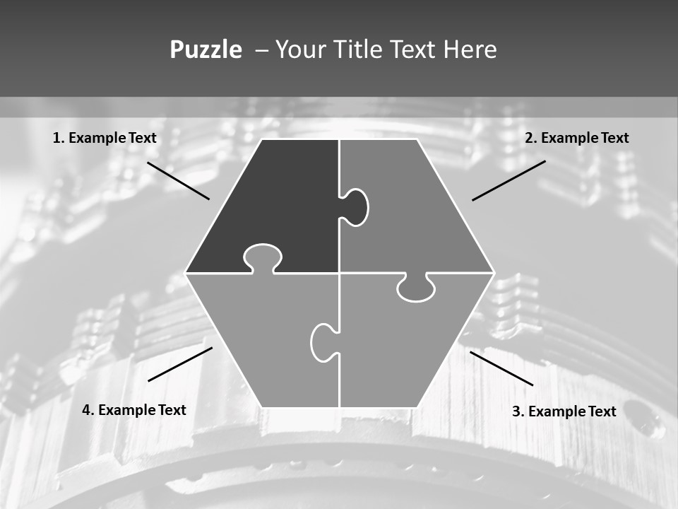 Crankshaft Cylinder Engine PowerPoint Template