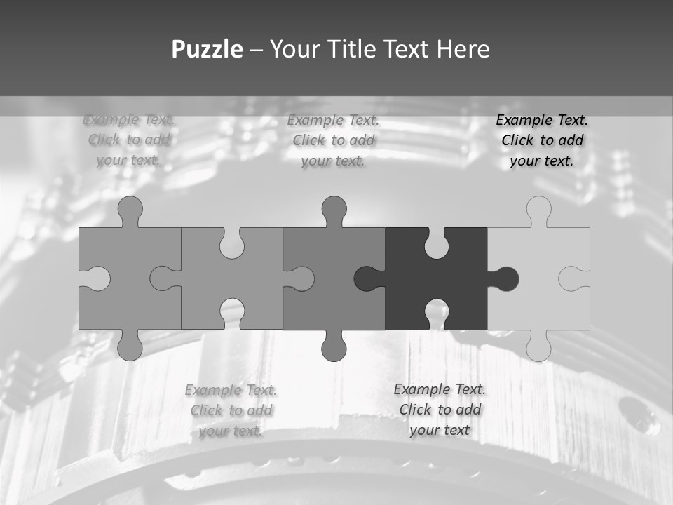 Crankshaft Cylinder Engine PowerPoint Template