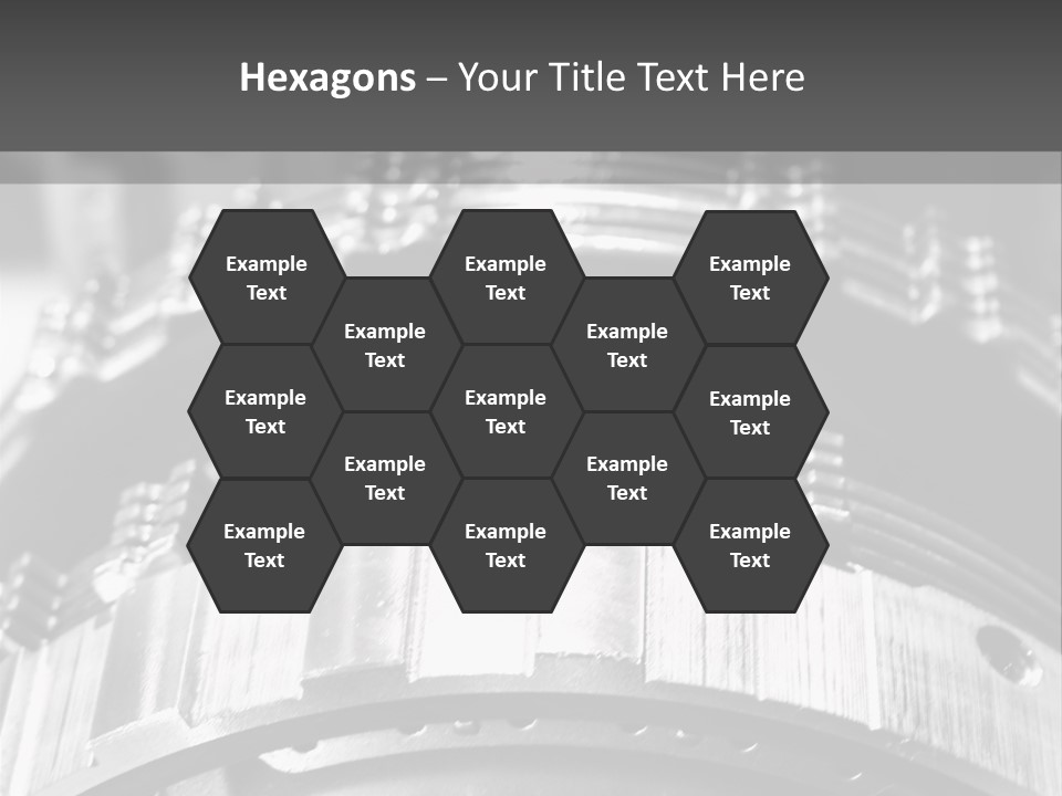Crankshaft Cylinder Engine PowerPoint Template