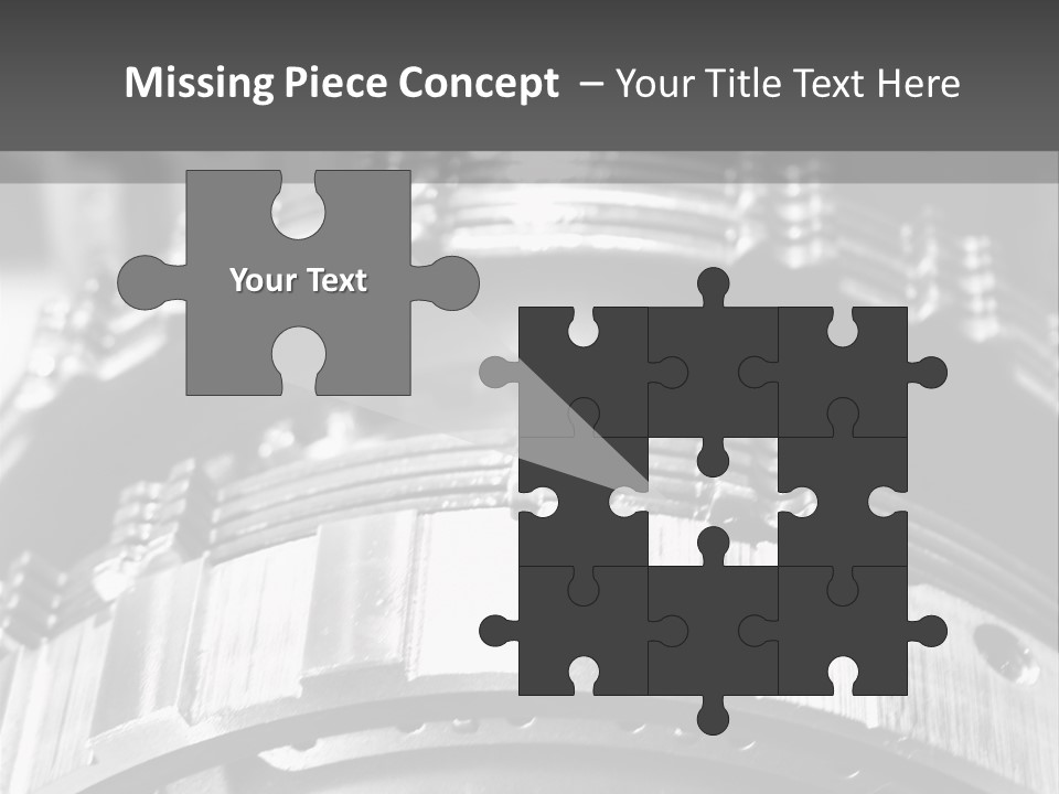 Crankshaft Cylinder Engine PowerPoint Template