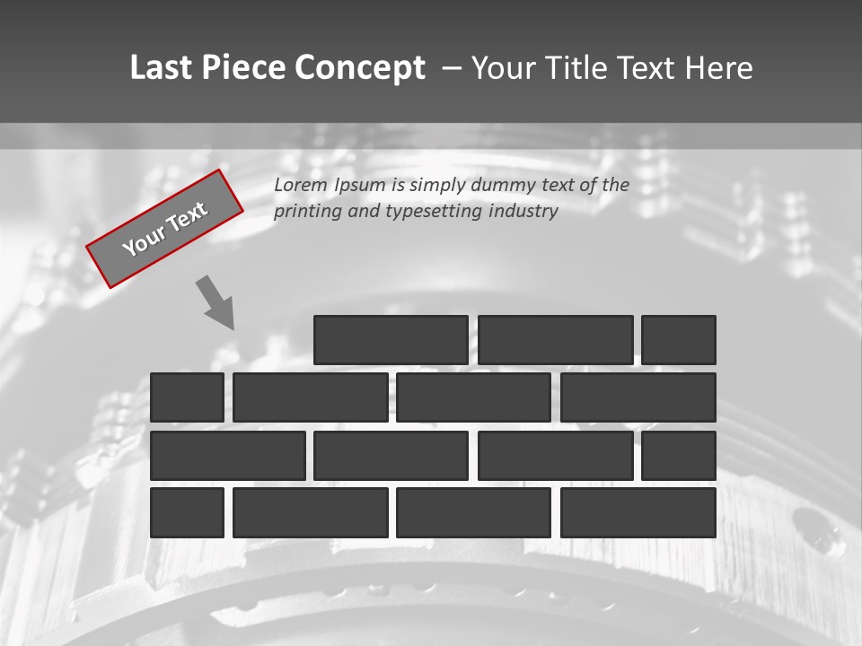Crankshaft Cylinder Engine PowerPoint Template