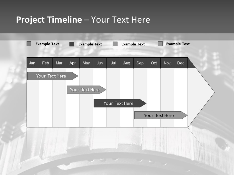 Crankshaft Cylinder Engine PowerPoint Template