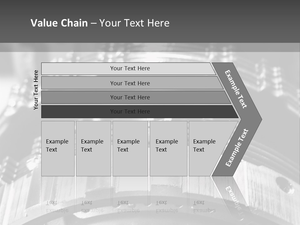 Crankshaft Cylinder Engine PowerPoint Template