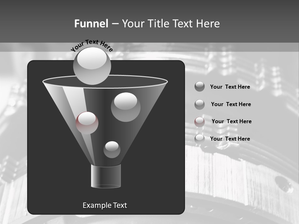 Crankshaft Cylinder Engine PowerPoint Template