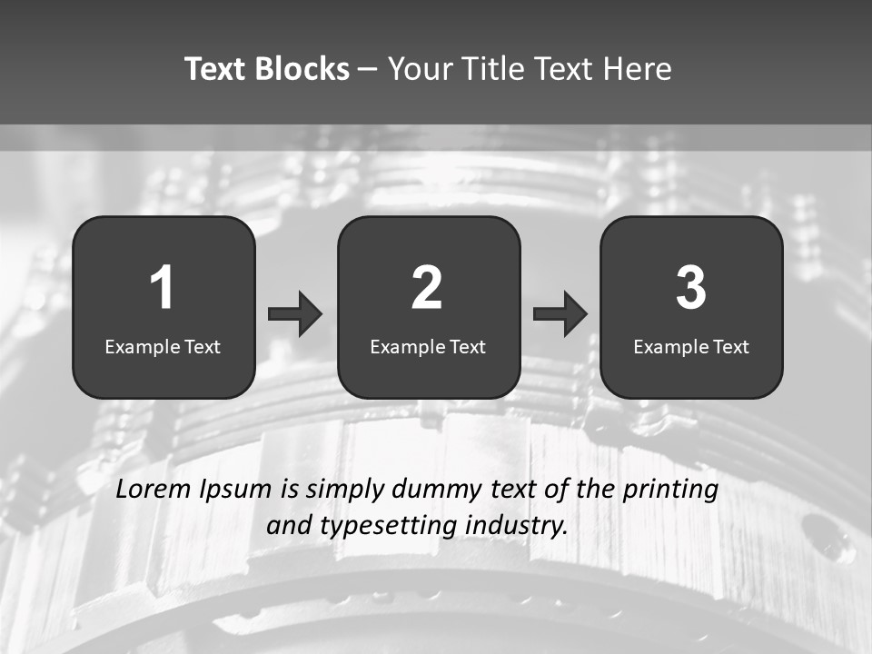 Crankshaft Cylinder Engine PowerPoint Template