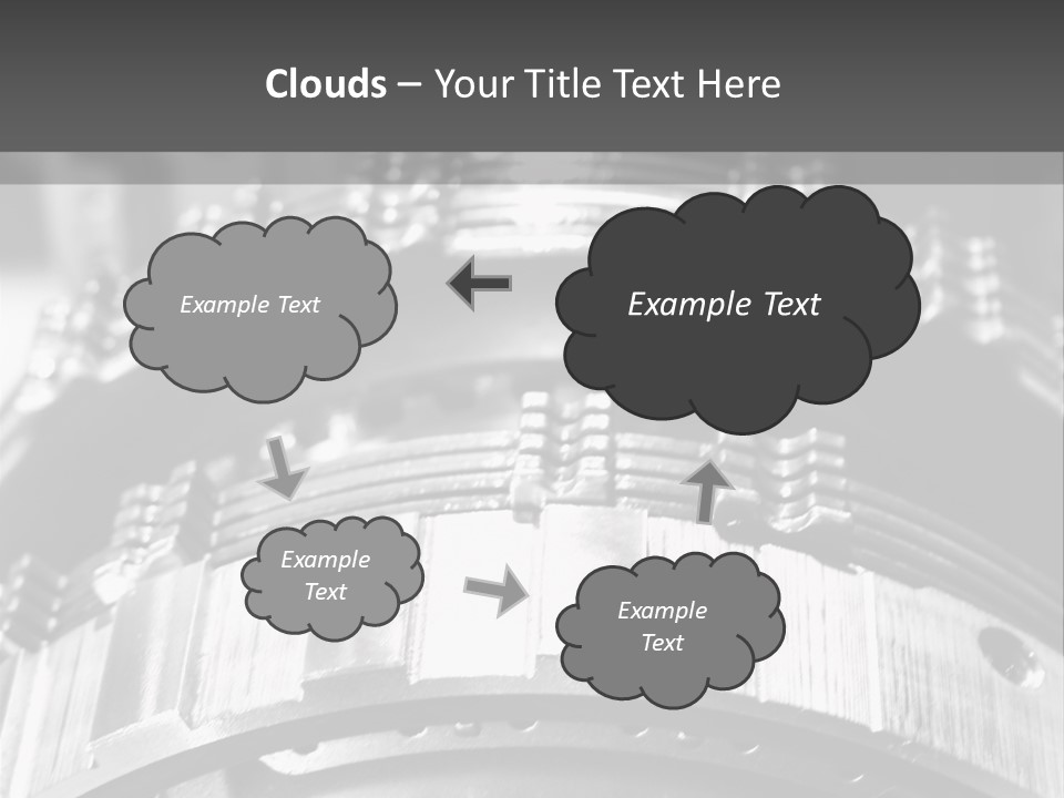 Crankshaft Cylinder Engine PowerPoint Template