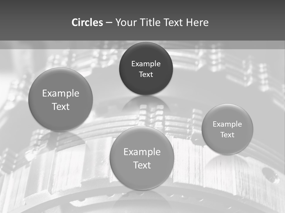 Crankshaft Cylinder Engine PowerPoint Template