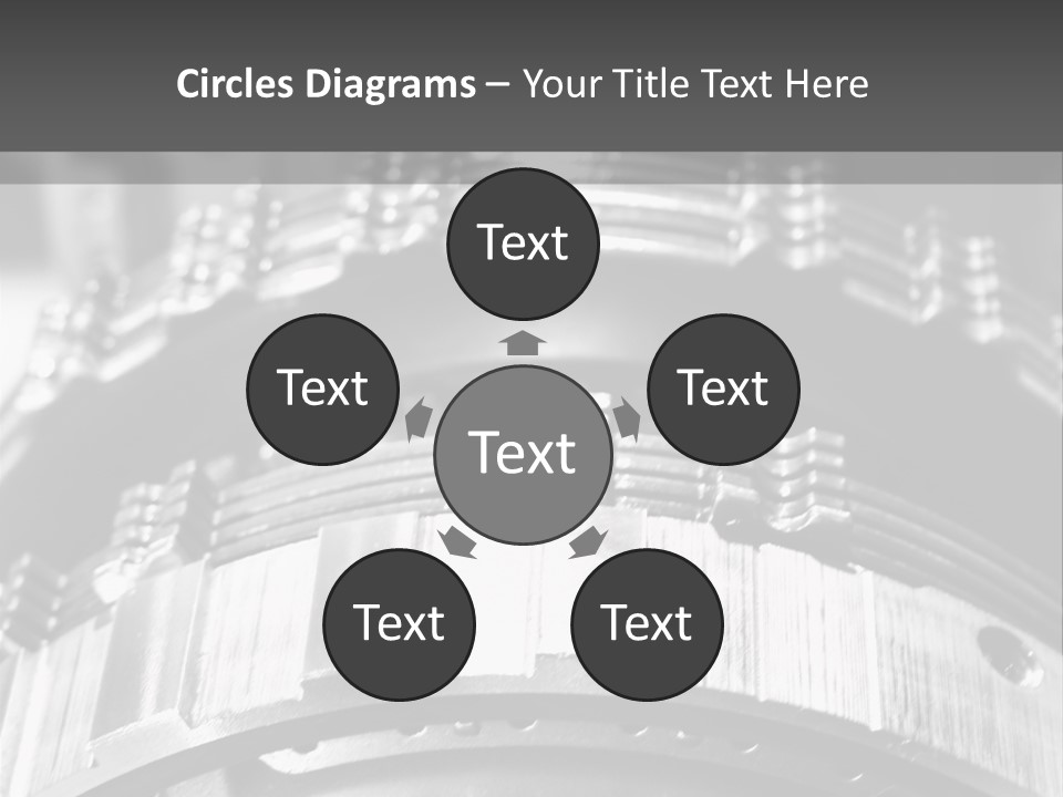 Crankshaft Cylinder Engine PowerPoint Template