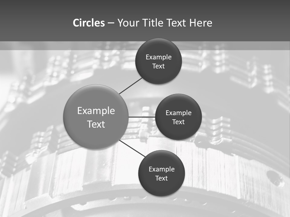 Crankshaft Cylinder Engine PowerPoint Template