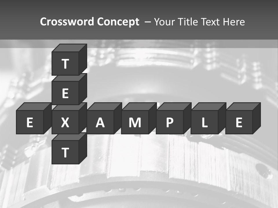 Crankshaft Cylinder Engine PowerPoint Template