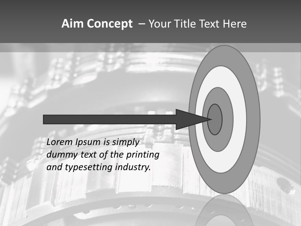 Crankshaft Cylinder Engine PowerPoint Template