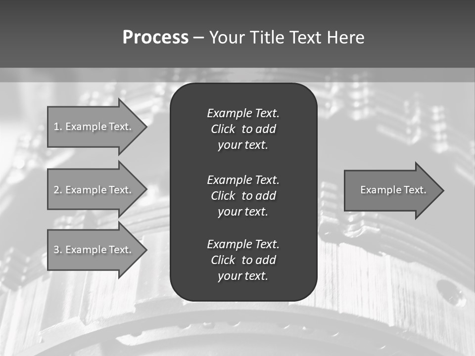 Crankshaft Cylinder Engine PowerPoint Template