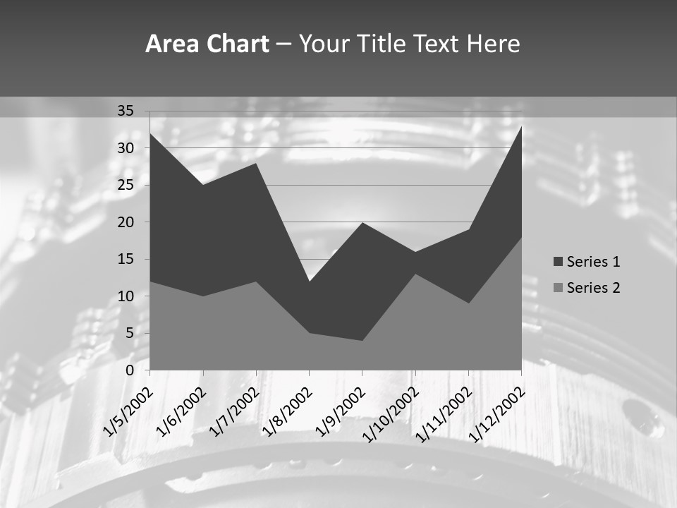 Crankshaft Cylinder Engine PowerPoint Template