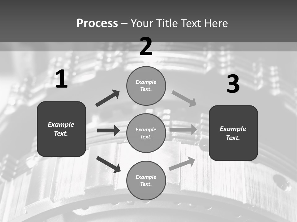Crankshaft Cylinder Engine PowerPoint Template