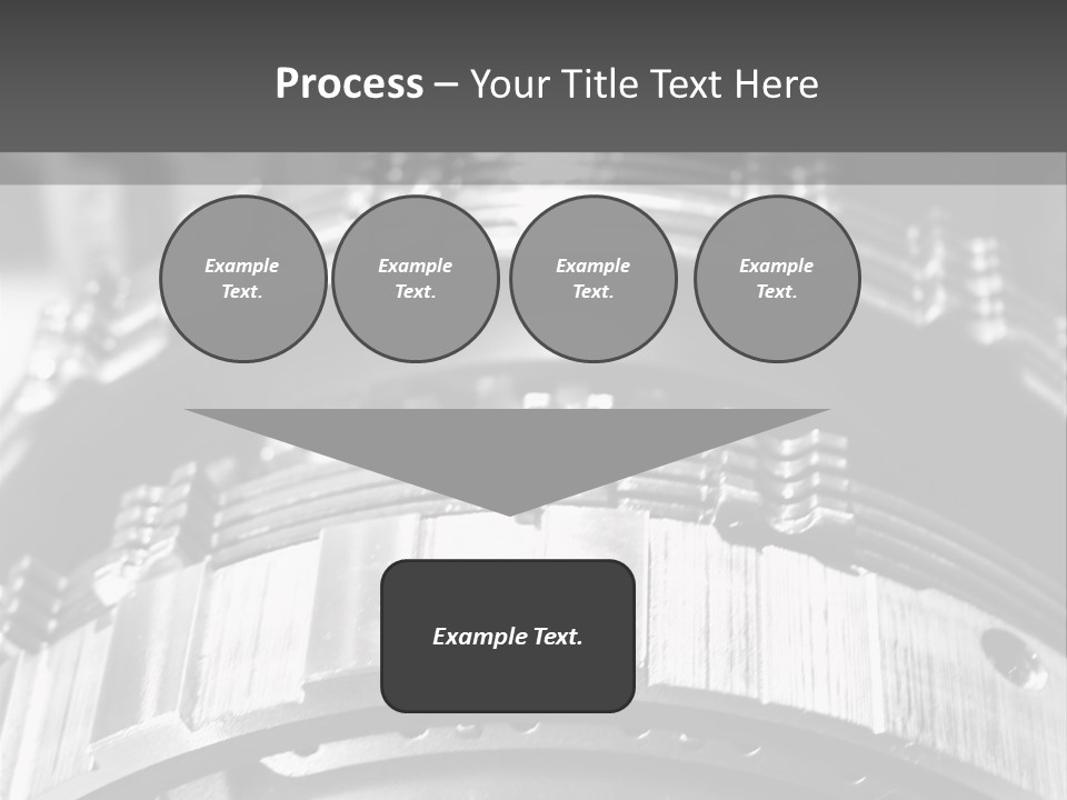 Crankshaft Cylinder Engine PowerPoint Template
