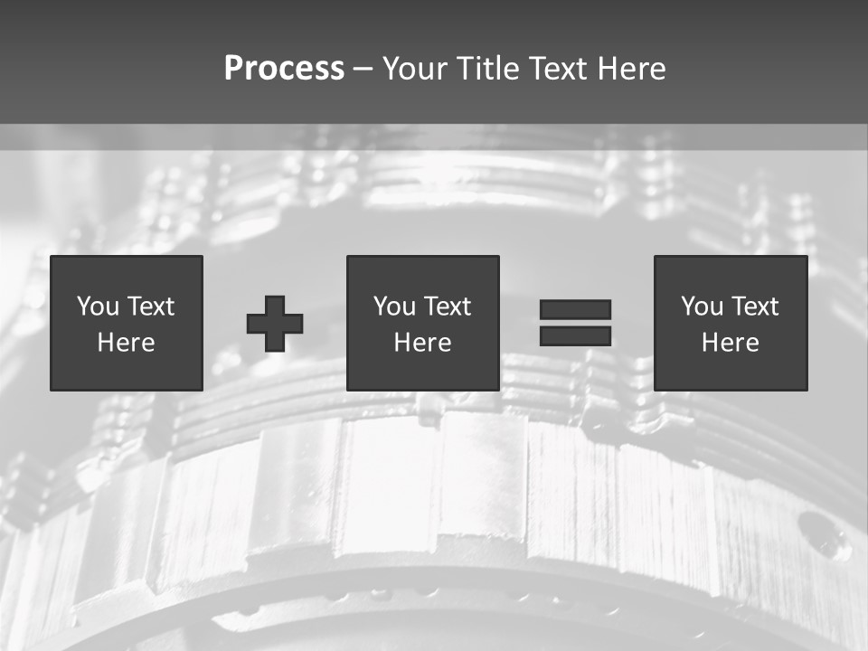 Crankshaft Cylinder Engine PowerPoint Template