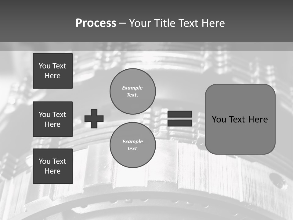Crankshaft Cylinder Engine PowerPoint Template