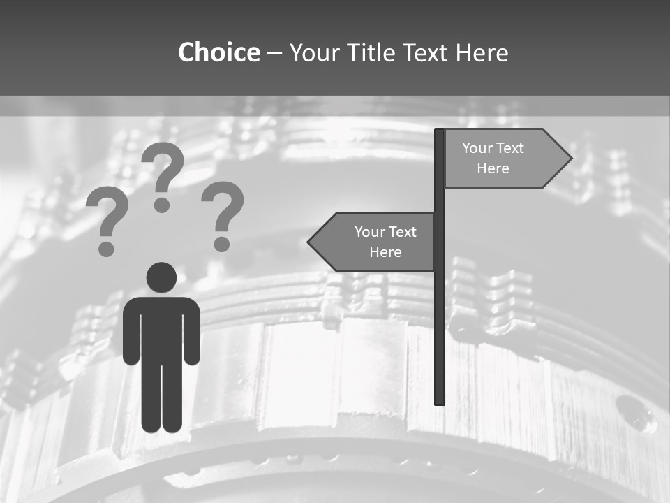 Crankshaft Cylinder Engine PowerPoint Template
