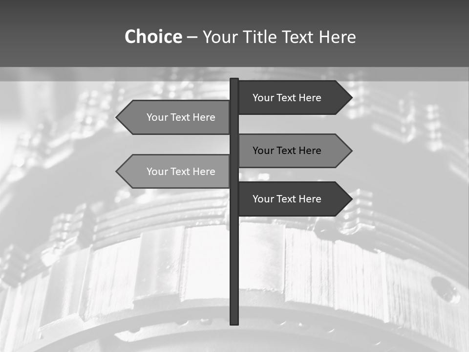 Crankshaft Cylinder Engine PowerPoint Template