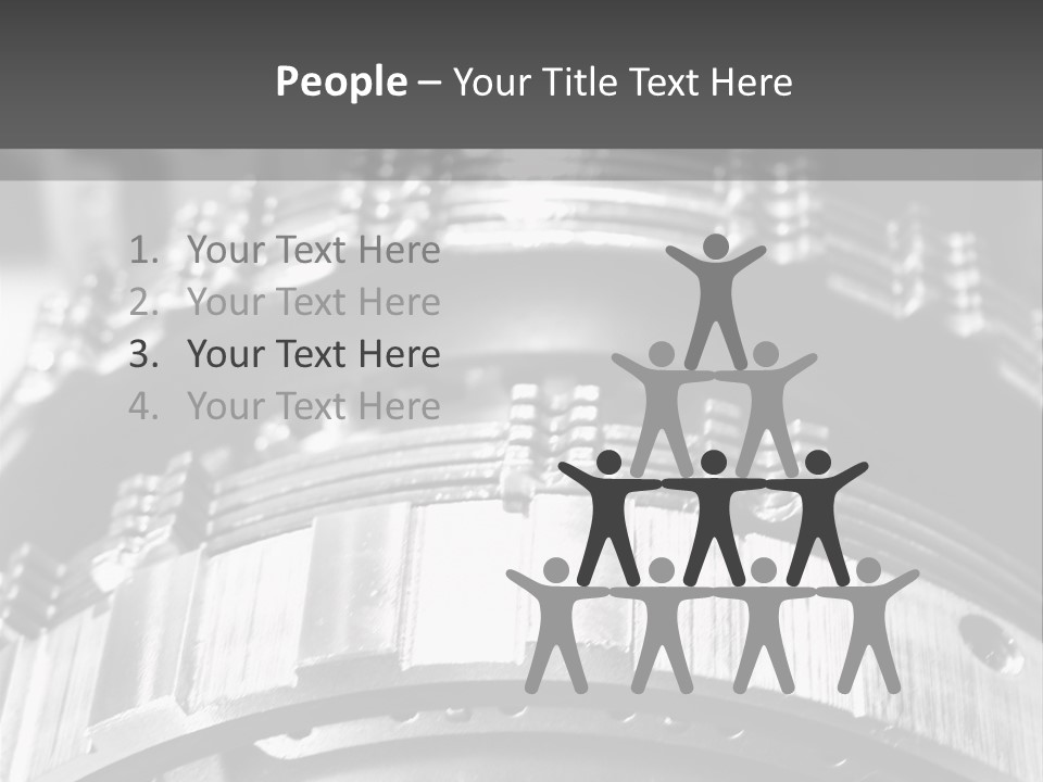 Crankshaft Cylinder Engine PowerPoint Template