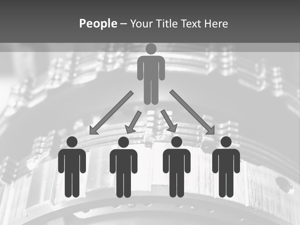 Crankshaft Cylinder Engine PowerPoint Template
