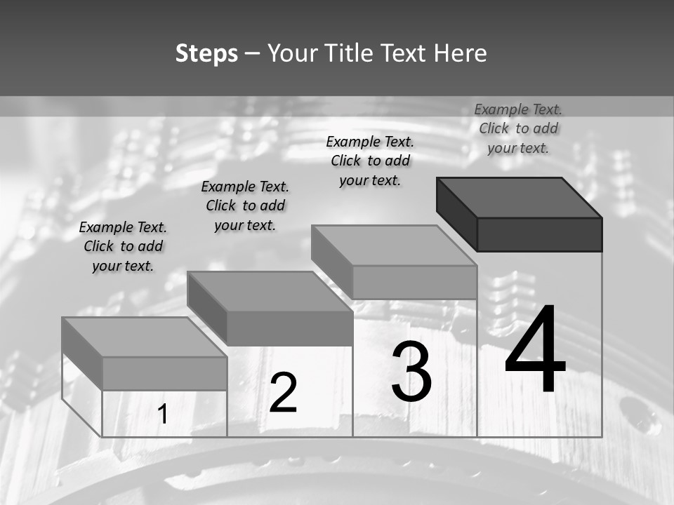Crankshaft Cylinder Engine PowerPoint Template