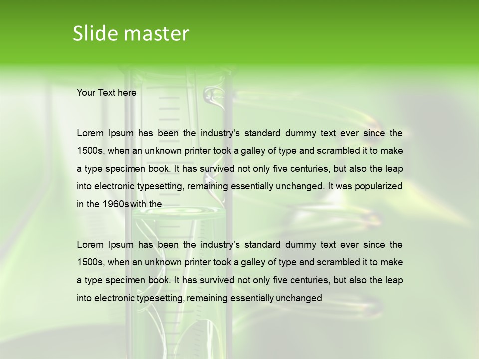 Inject Graphic Clear PowerPoint Template