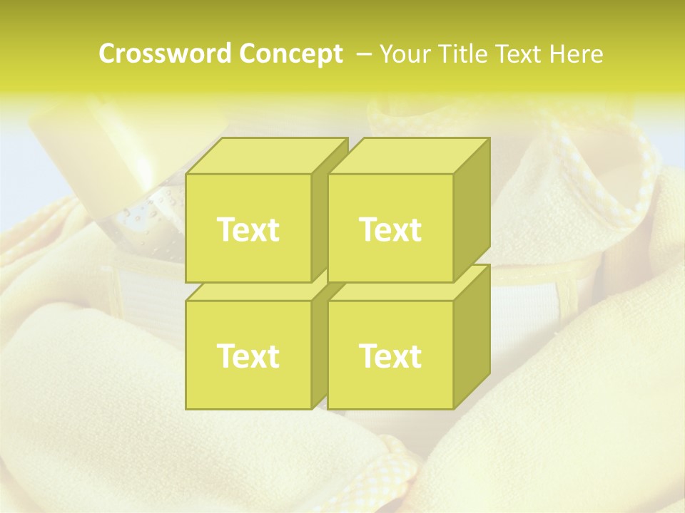 Washcloth Health Care Infant PowerPoint Template