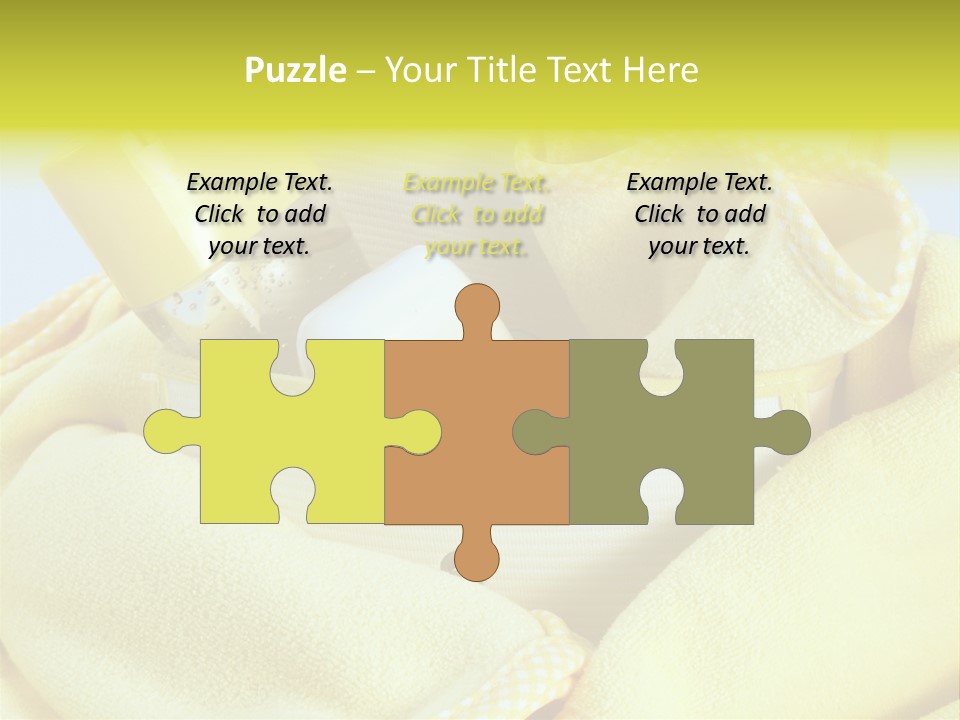 Washcloth Health Care Infant PowerPoint Template