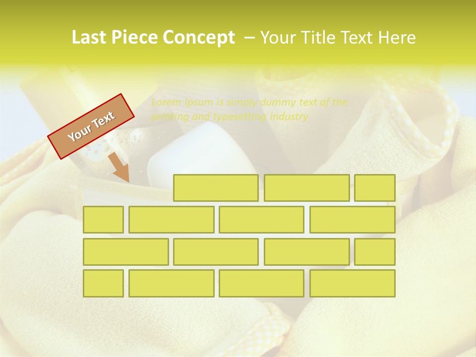 Washcloth Health Care Infant PowerPoint Template