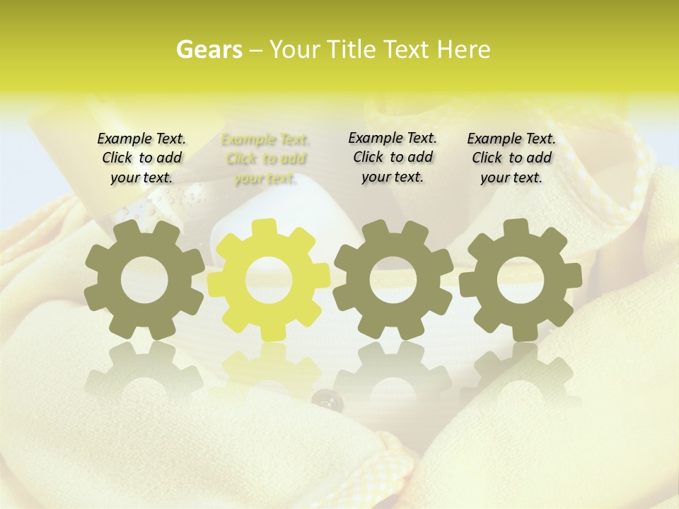 Washcloth Health Care Infant PowerPoint Template