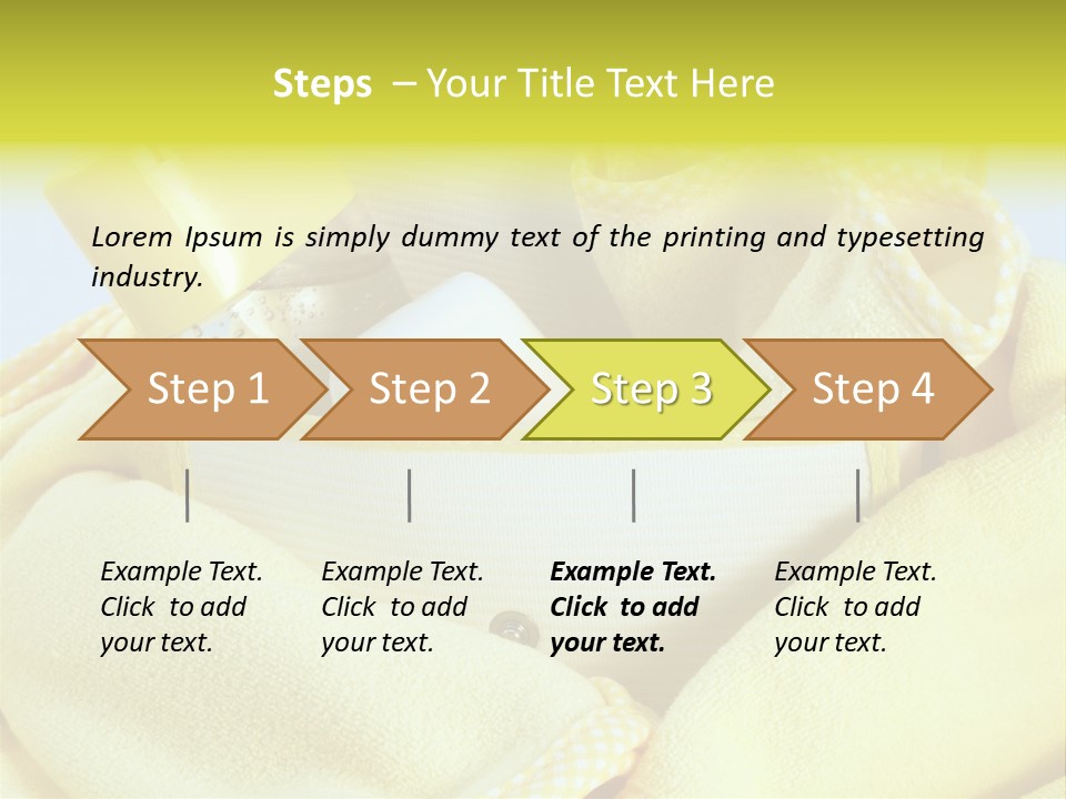 Washcloth Health Care Infant PowerPoint Template