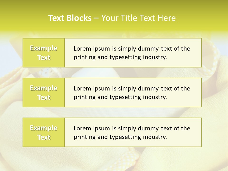 Washcloth Health Care Infant PowerPoint Template