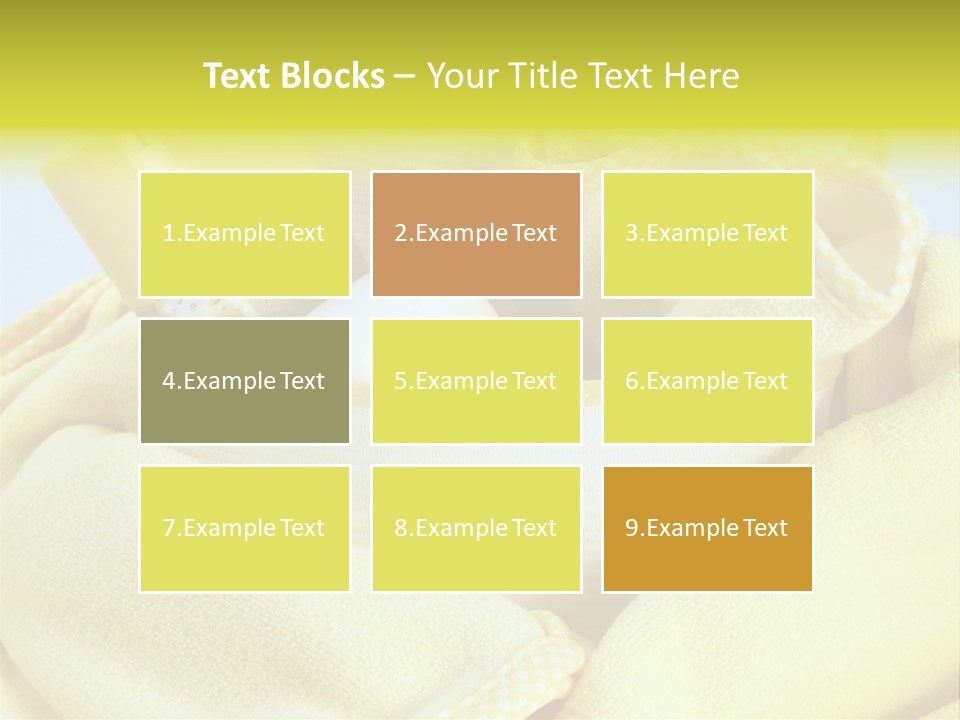 Washcloth Health Care Infant PowerPoint Template