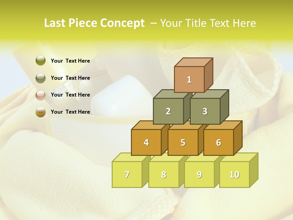 Washcloth Health Care Infant PowerPoint Template