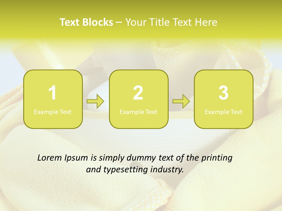 Washcloth Health Care Infant PowerPoint Template