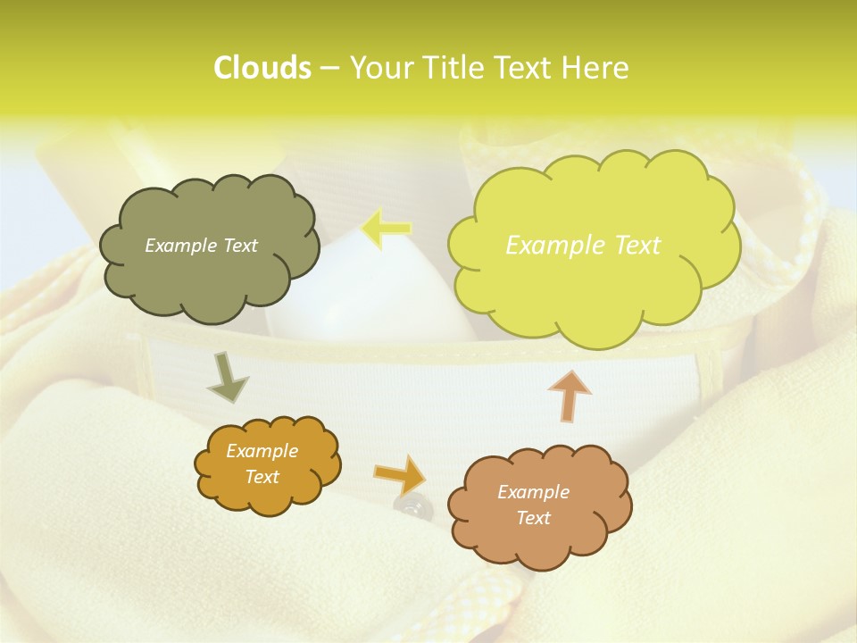 Washcloth Health Care Infant PowerPoint Template