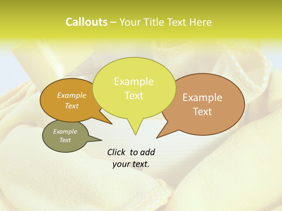 Washcloth Health Care Infant PowerPoint Template