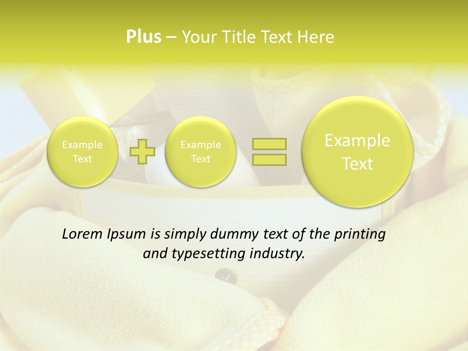 Washcloth Health Care Infant PowerPoint Template