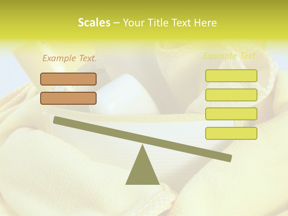 Washcloth Health Care Infant PowerPoint Template
