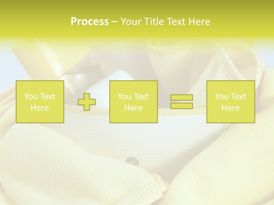Washcloth Health Care Infant PowerPoint Template
