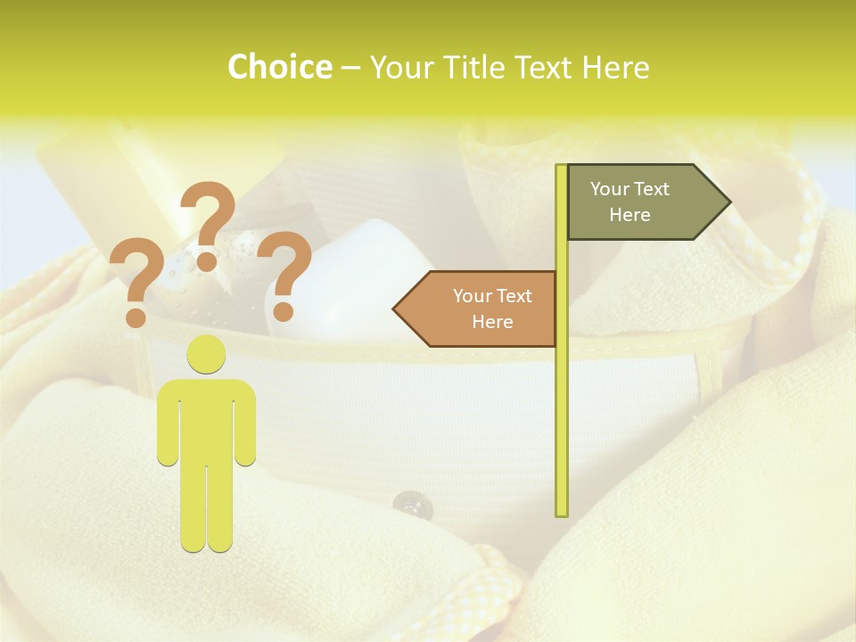 Washcloth Health Care Infant PowerPoint Template