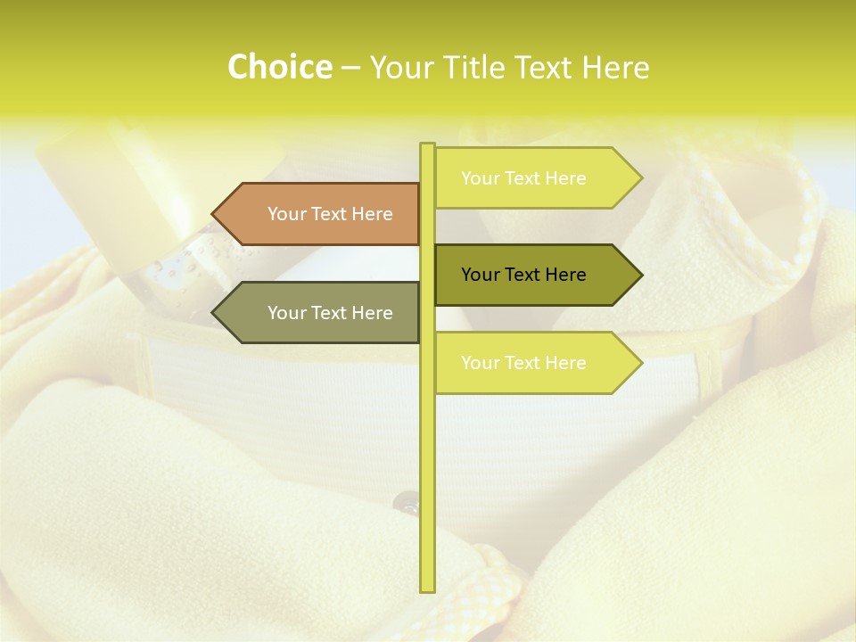 Washcloth Health Care Infant PowerPoint Template