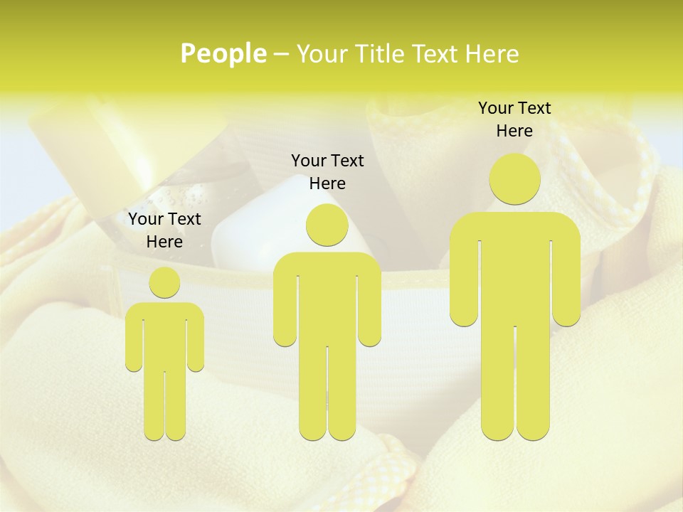 Washcloth Health Care Infant PowerPoint Template