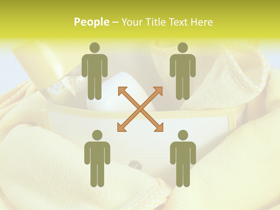 Washcloth Health Care Infant PowerPoint Template