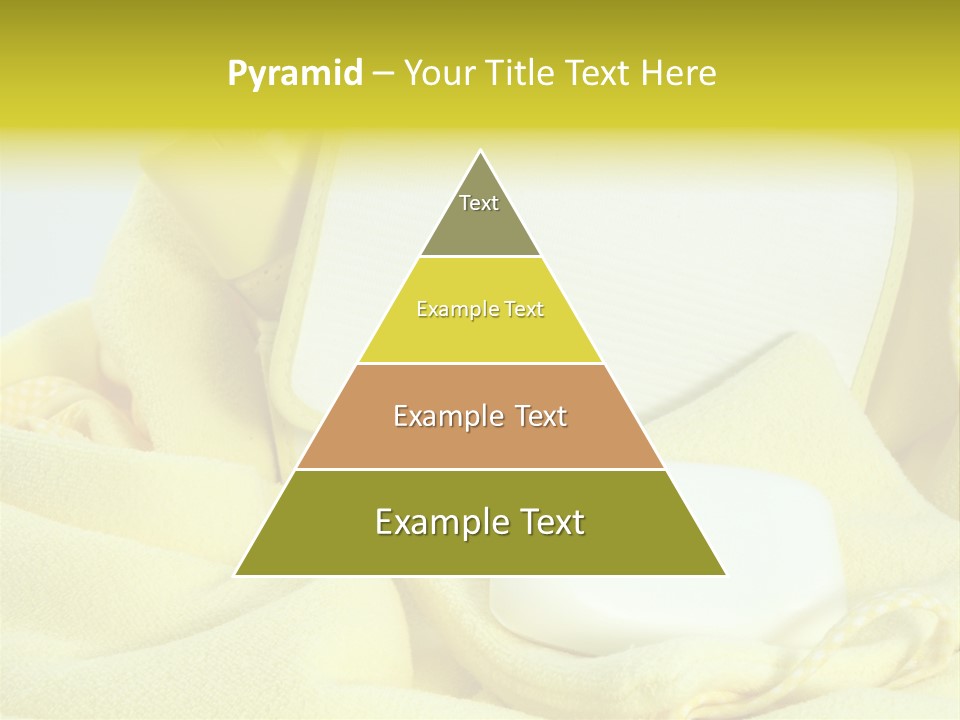 Icon Yellow Bathing PowerPoint Template